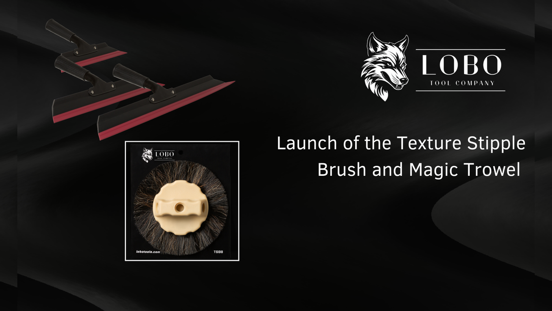 Launch of the Texture Stipple Brush and Magic Trowel from Lobo Tool Company