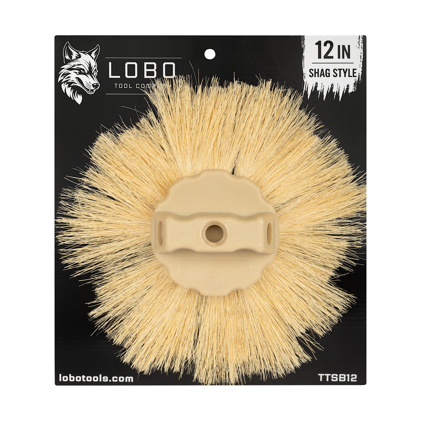 Lobo Tools 12 in Tampico Shag Style Drywall Texture Stipple Brush