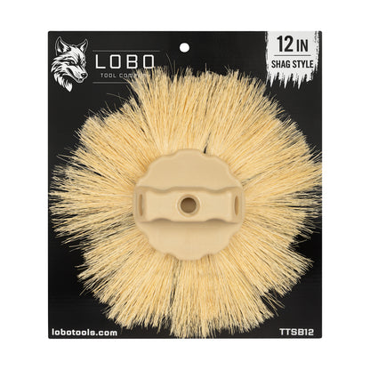 Lobo Tools 12 in Tampico Shag Style Drywall Texture Stipple Brush